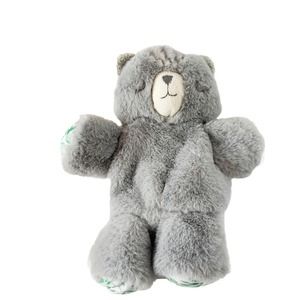 Animal Adventure Gray Bear Lovey Plush Stuffed Animal Flat Soft 8 Inch 2021